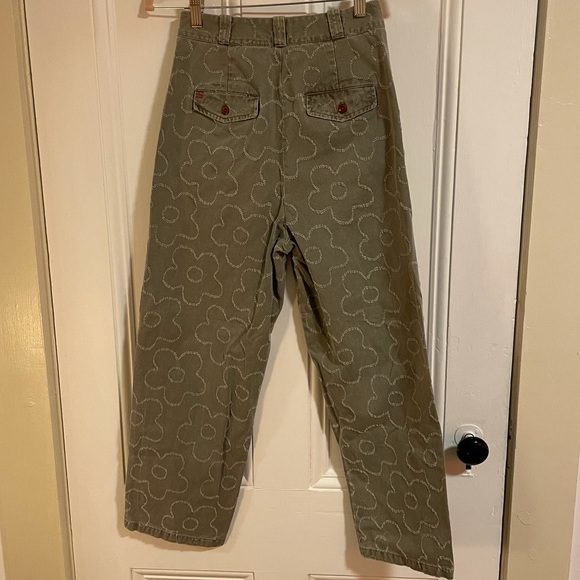 BDG Ella Tufted Flower Chinos - Picture 9 of 9